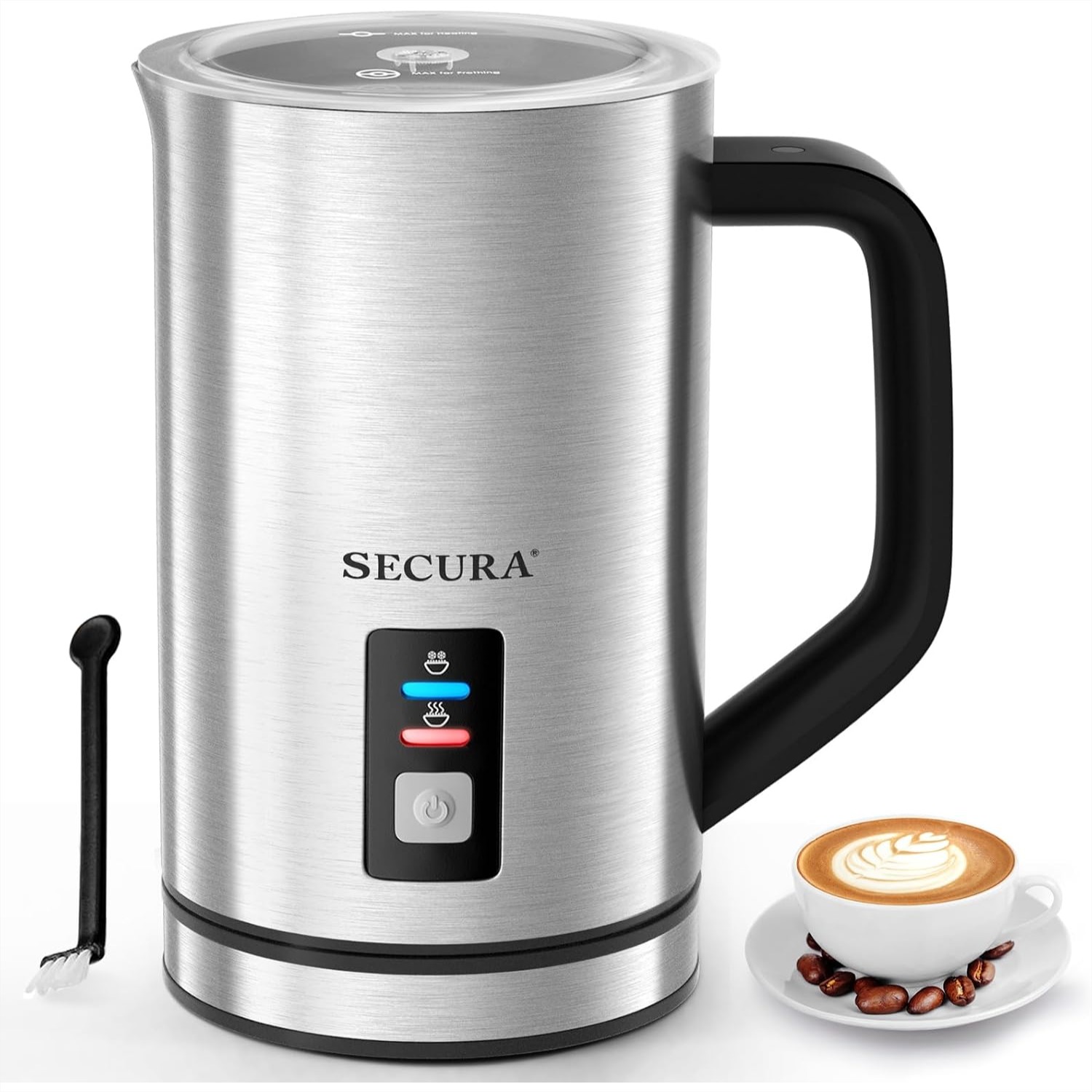 Milk Frother Automatic - Espumador de Leite Elétrico em Aço