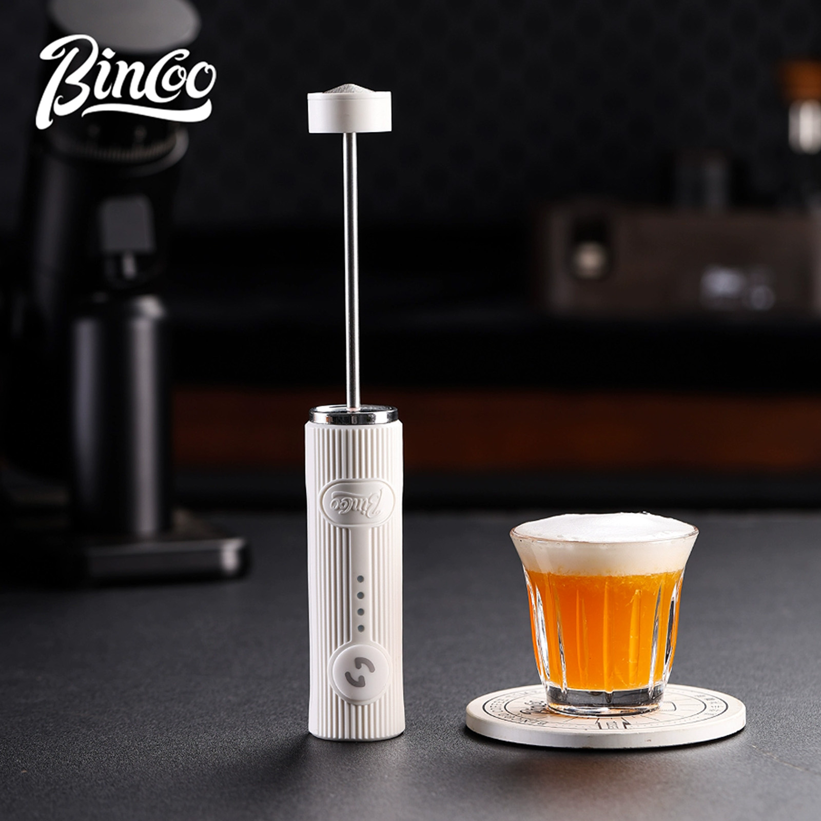 Milk Frother Automatic - Bincoo novo espumador de leite batedor