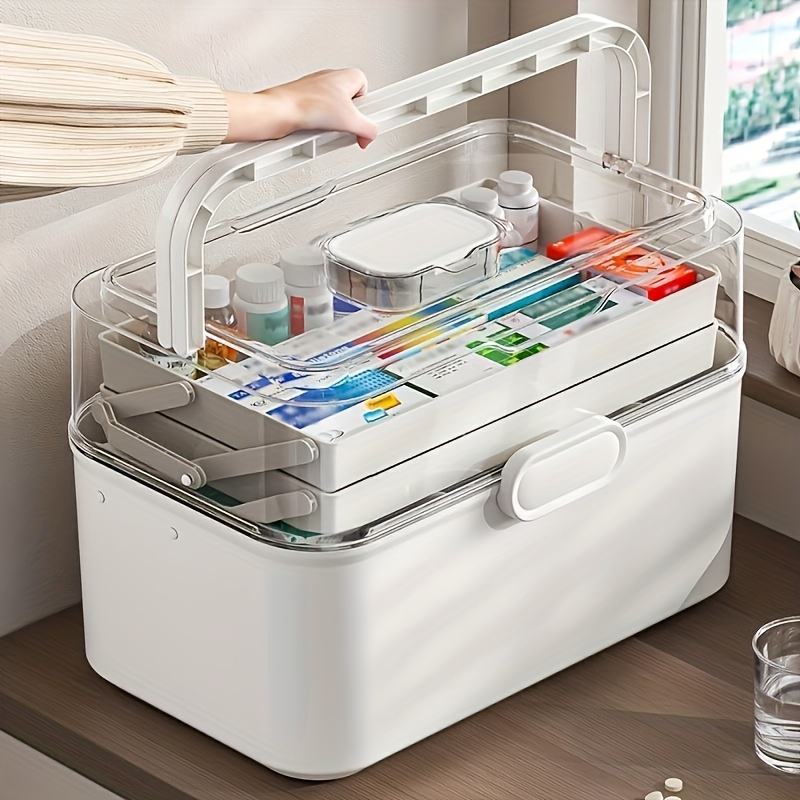 Kitchen Appliances In White - Caixa Organizadora de Medicamentos com Tampa