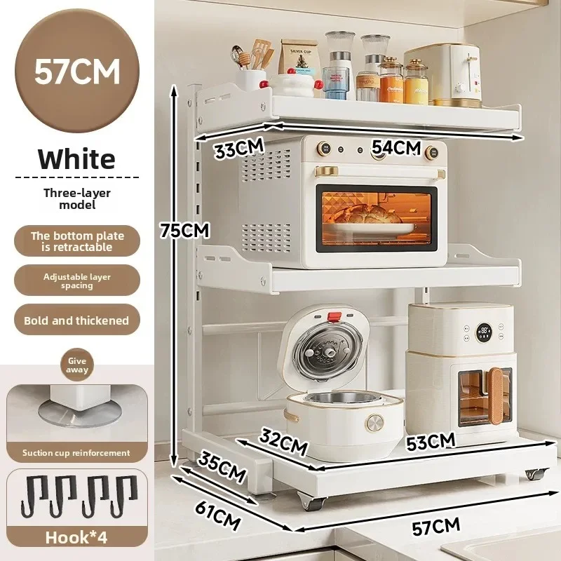 Kitchen Appliances Oven - Prateleira Deslizante Multifuncional para Cozinha e
