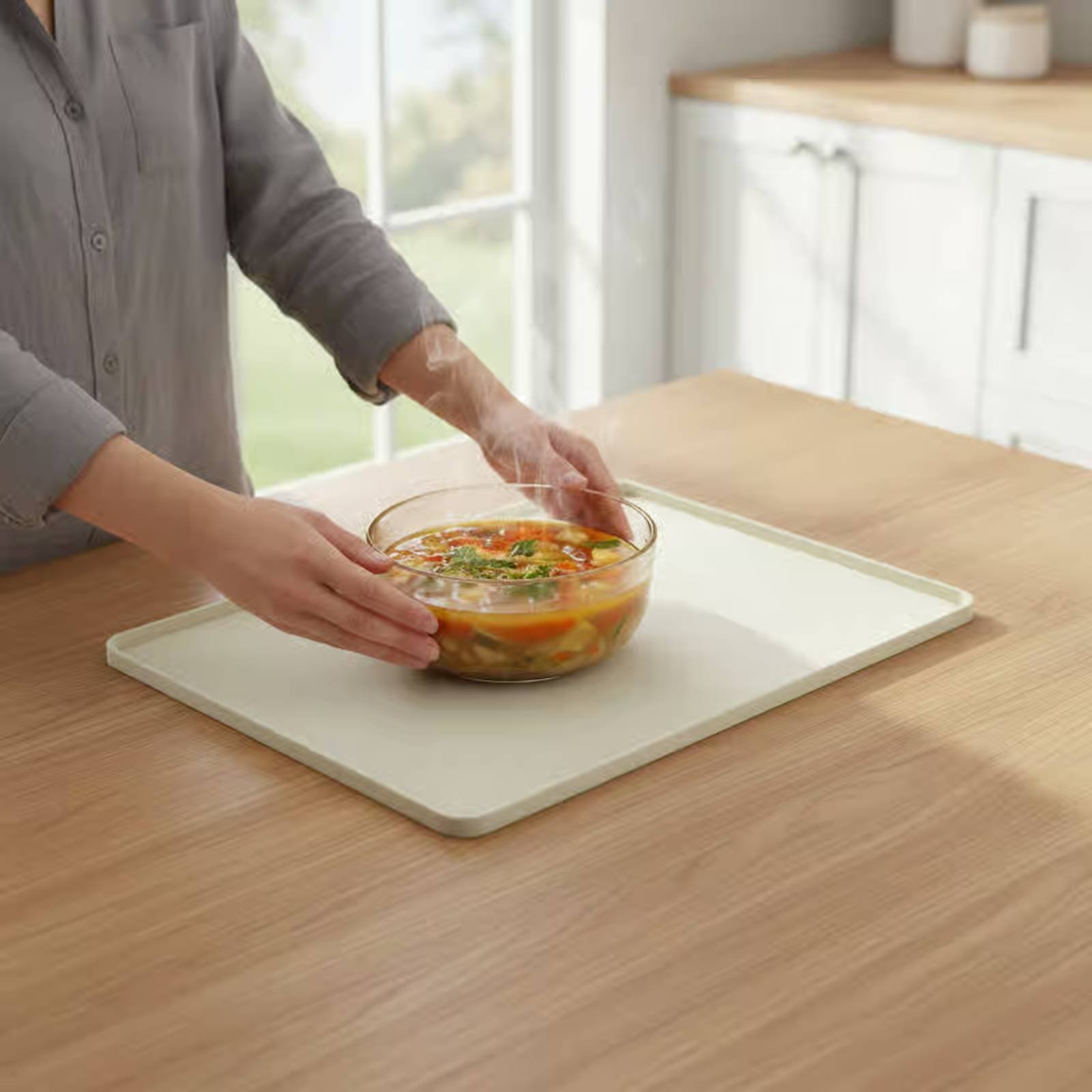 Kitchen Appliances Oven - Protetor de Silicone para Micro-ondas, Tapete