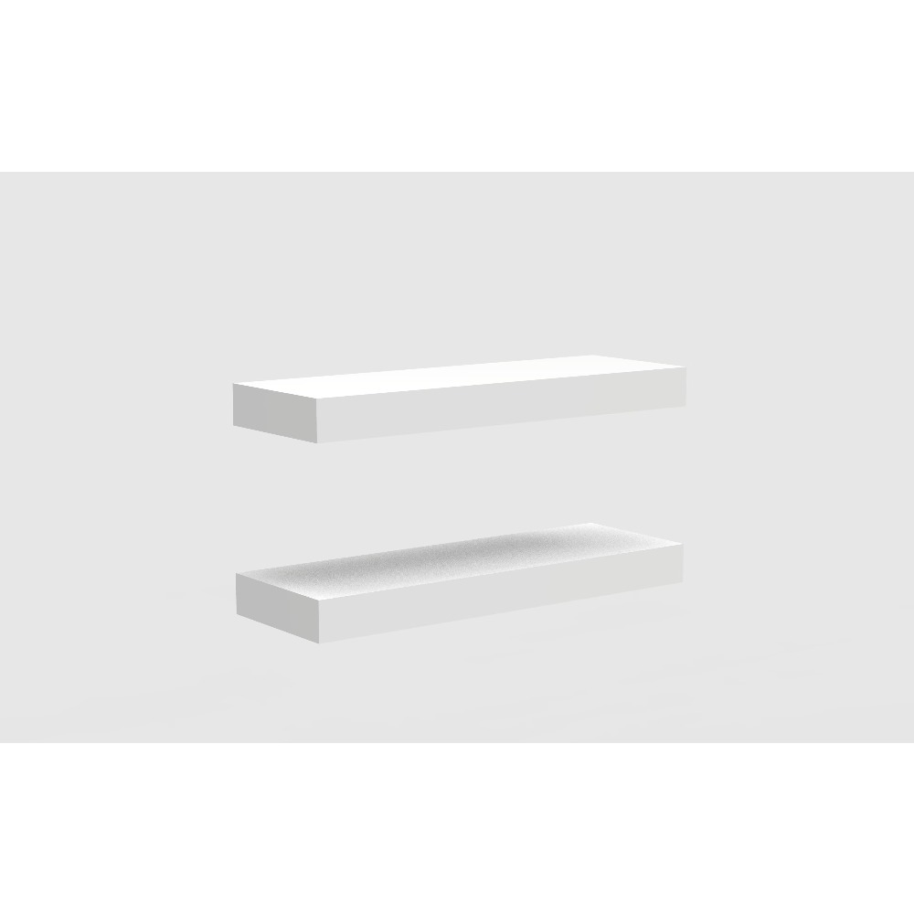 Conjunto de 2 Prateleiras Flut - Kitchen Appliances In White avaliação e preço