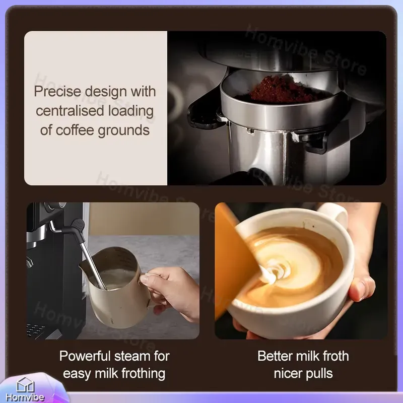 Máquina de Espresso Semi-Autom - Milk Frother Automatic avaliação e preço