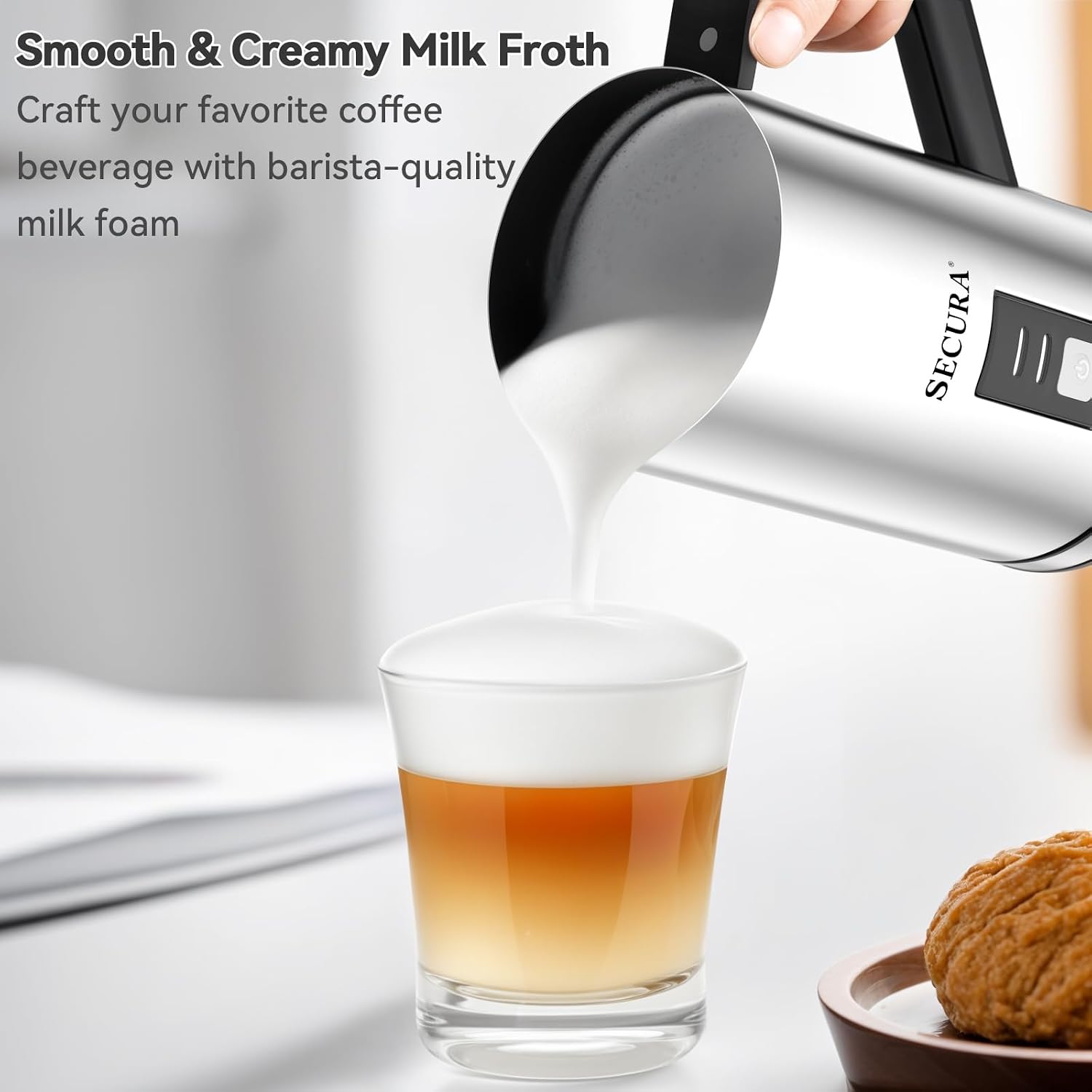 Espumador de Leite Elétrico em - Milk Frother Automatic avaliação e preço