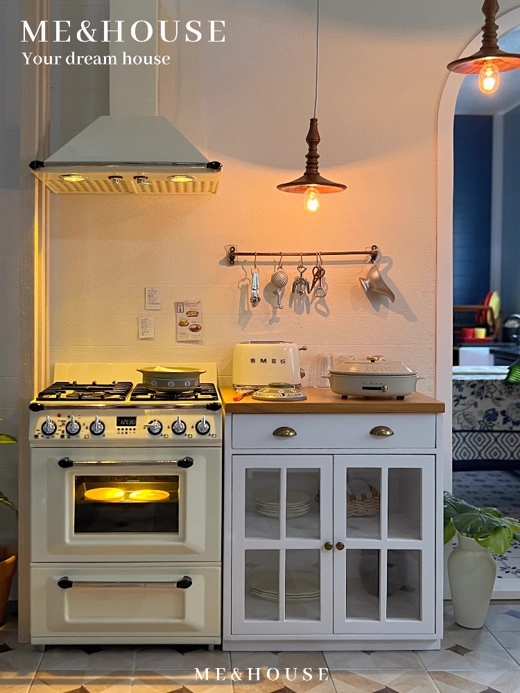 Fogão metálico para Doll House - Kitchen Appliances Oven avaliação e preço