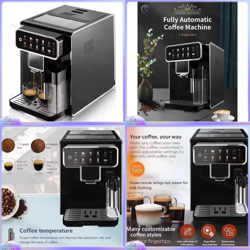 Máquina de Café Expresso 6 em  - Milk Frother Automatic avaliação e preço