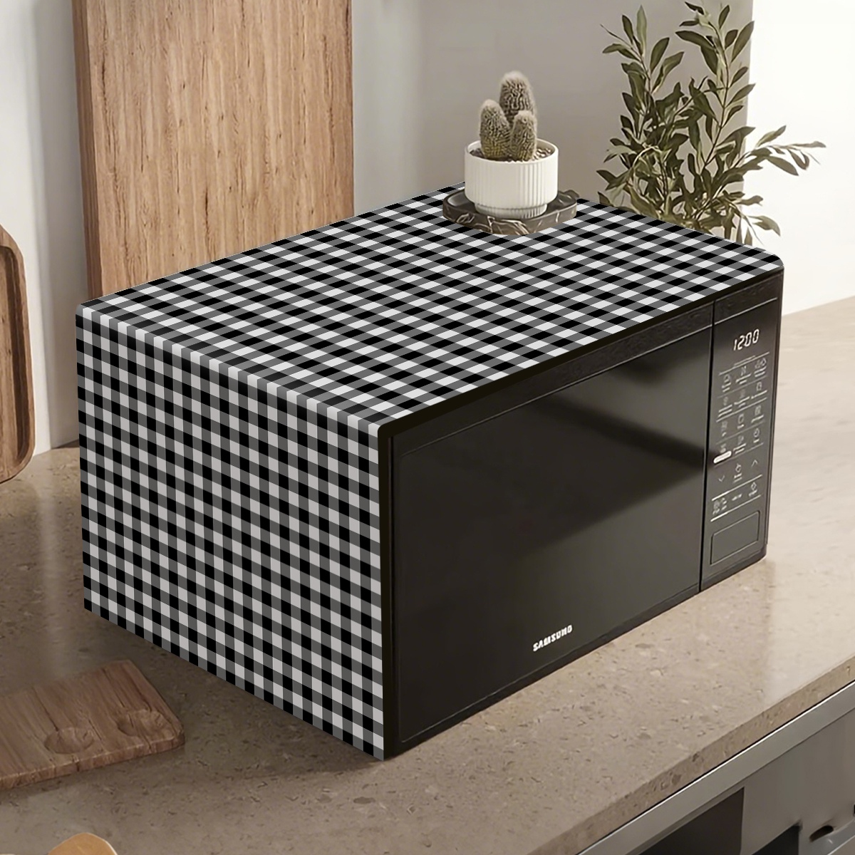 Capa Protetora para Micro-onda - Kitchen Appliances In White avaliação e preço