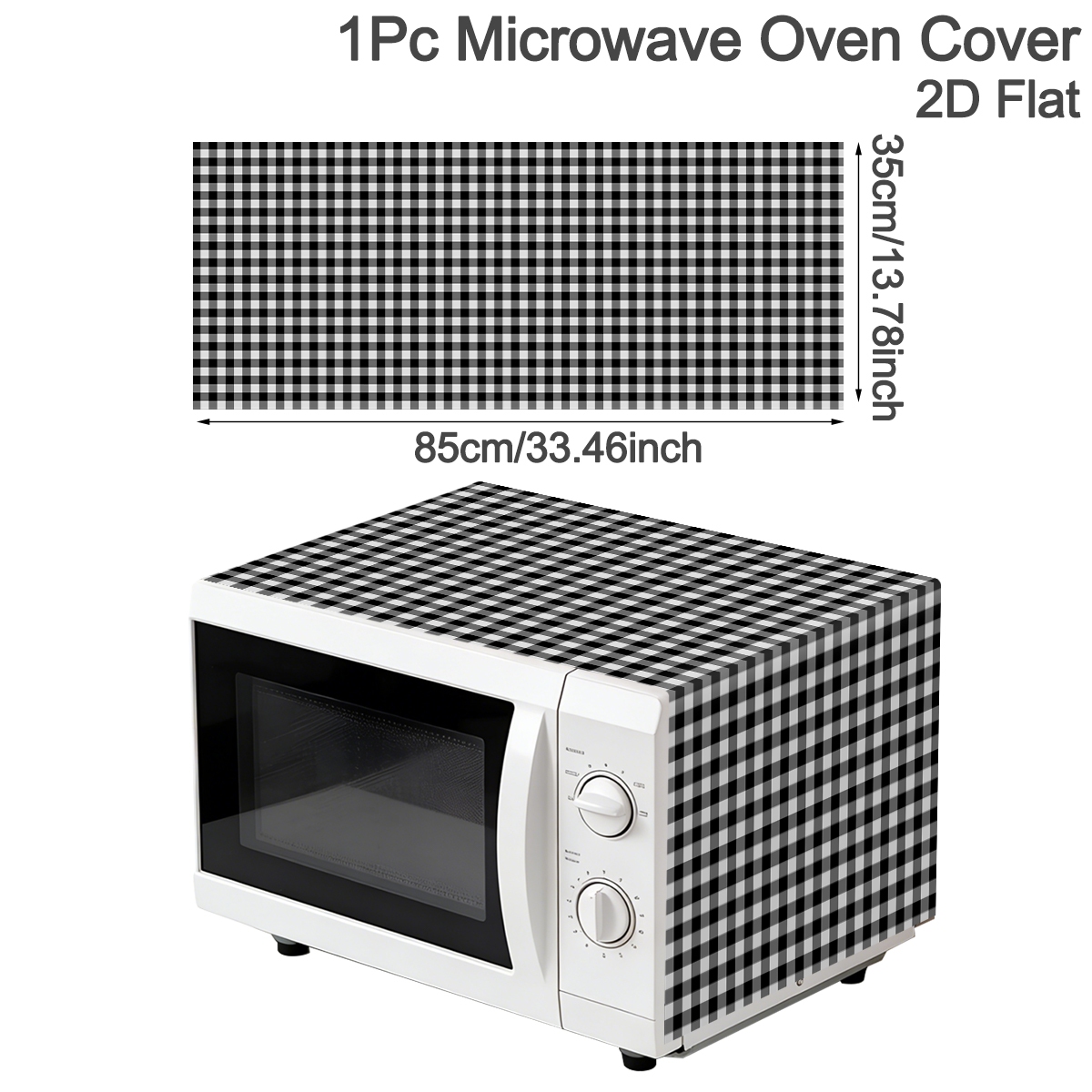 Capa Protetora para Micro-onda - Kitchen Appliances In White avaliação e preço