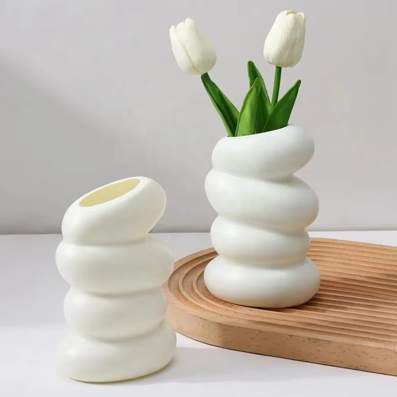 Vaso branco espiral de plástic - Kitchen Appliances In White avaliação e preço